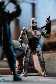 Foto 6 | Figura de Acción Hiya Toys Robocop 3 Robocop Vs Otomo 1:18 - Venta Internacional