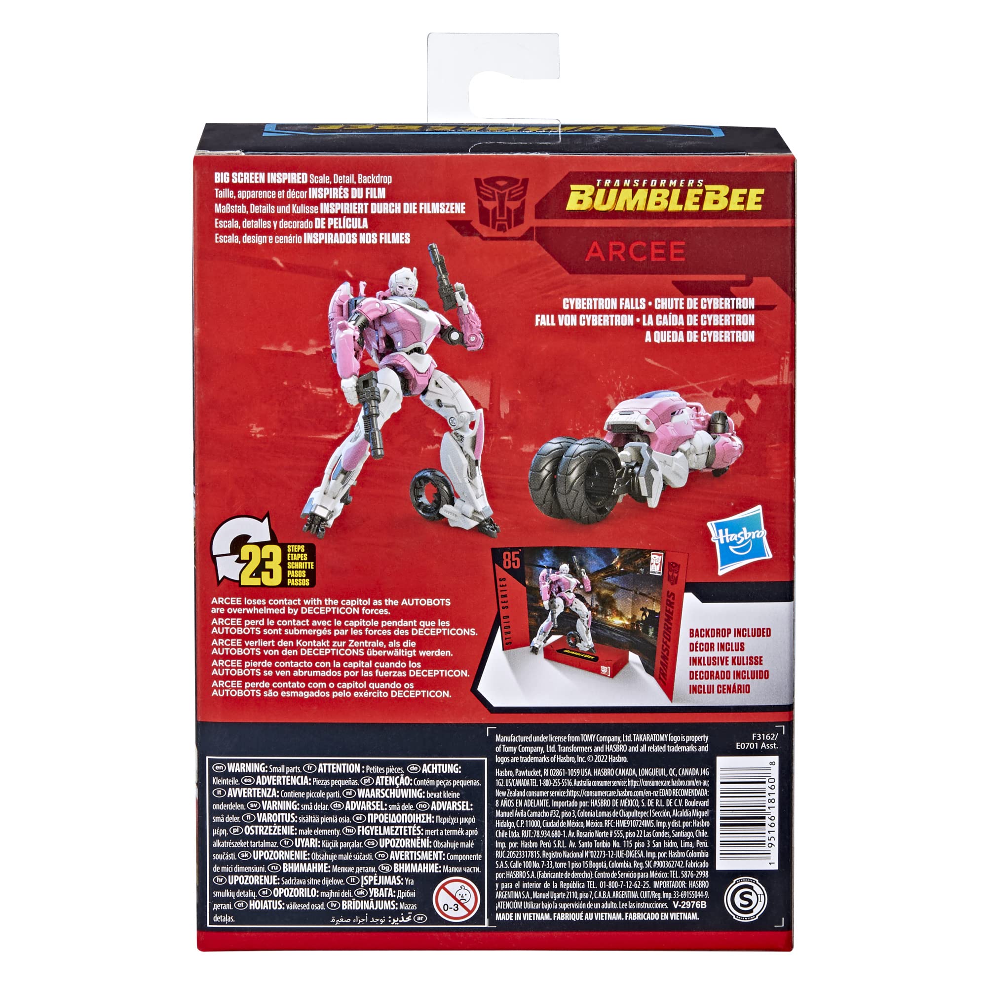 Foto 6 pulgar | Figura de Acción Transformers Studio Series 85 Deluxe Bumblebee Arcee - Venta Internacional