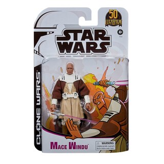Foto 4 | Figura de Acción Star Wars The Clone Wars Mace Windu 15 cm - Venta Internacional