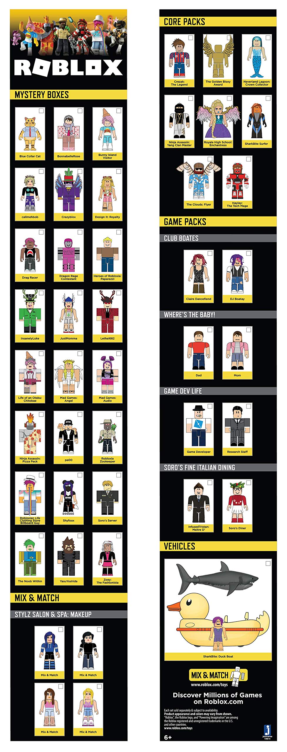 Foto 7 pulgar | Paquete de Figuras de Juguete Roblox Celebrity Neverland Lagoon - Venta Internacional