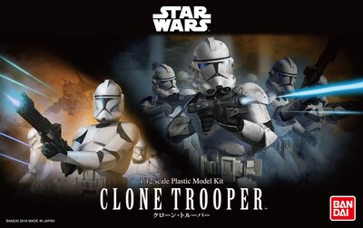 Foto 4 | Maqueta de Plástico Bandai Hobby Star Wars Clone Trooper a Escala 1/12 - Venta Internacional