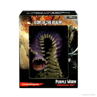 Foto 1 | Figura en Miniatura Wizkids D&d Icons Of The Realms Purple Worm - Venta Internacional