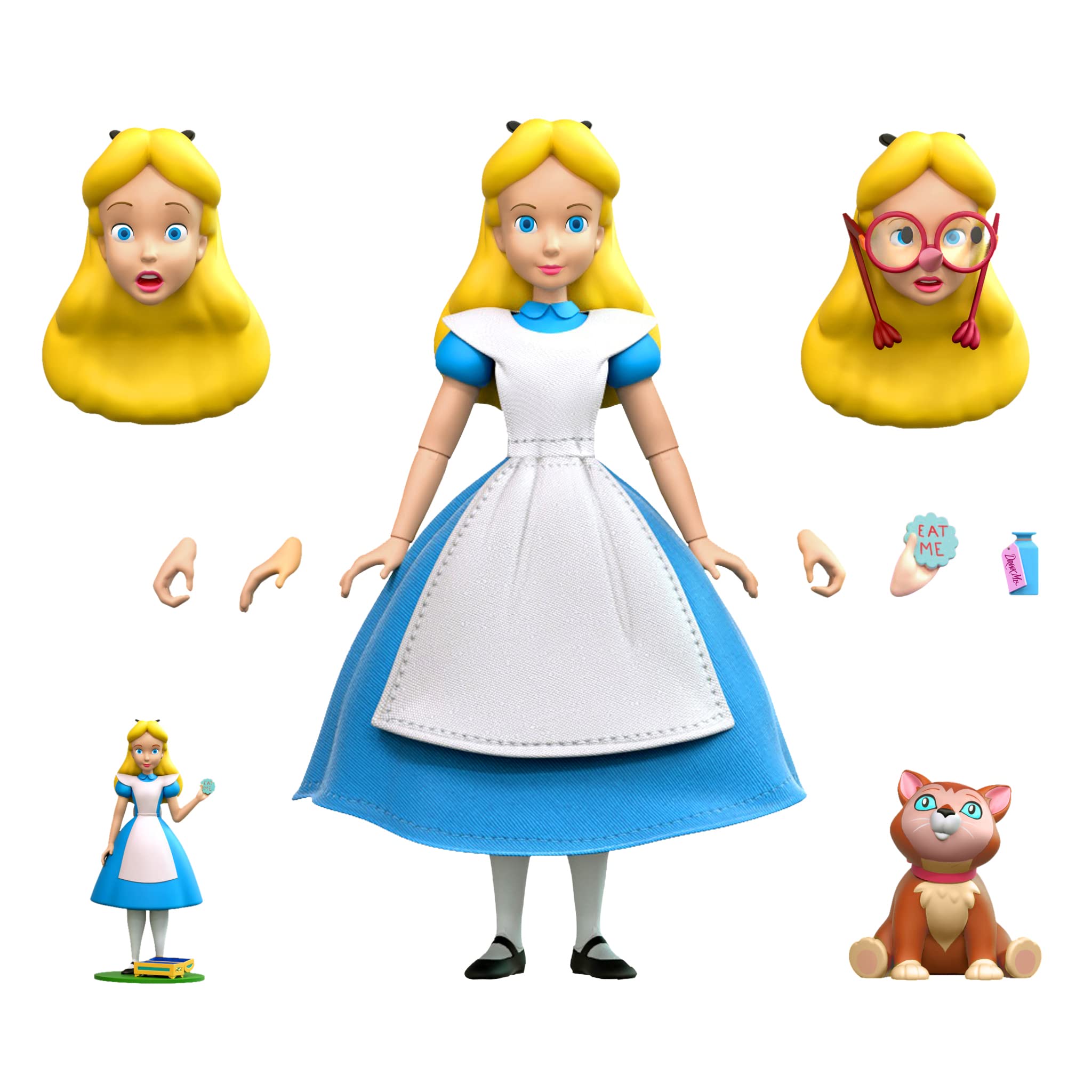 Figura de Acción Super7 Ultimates! Disney Alicia en el País de las Maravillas - Venta Internacional