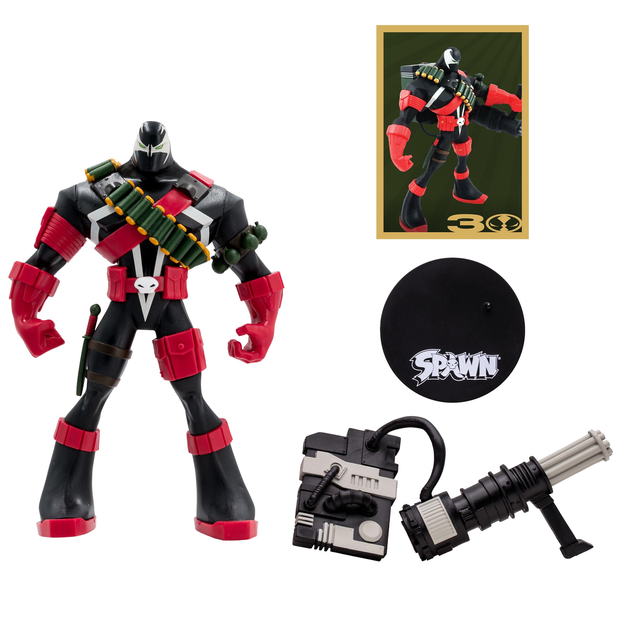 Foto 3 pulgar | Figura Mcfarlane Toys 30 Anniversary 7 Commando Spawn - Venta Internacional