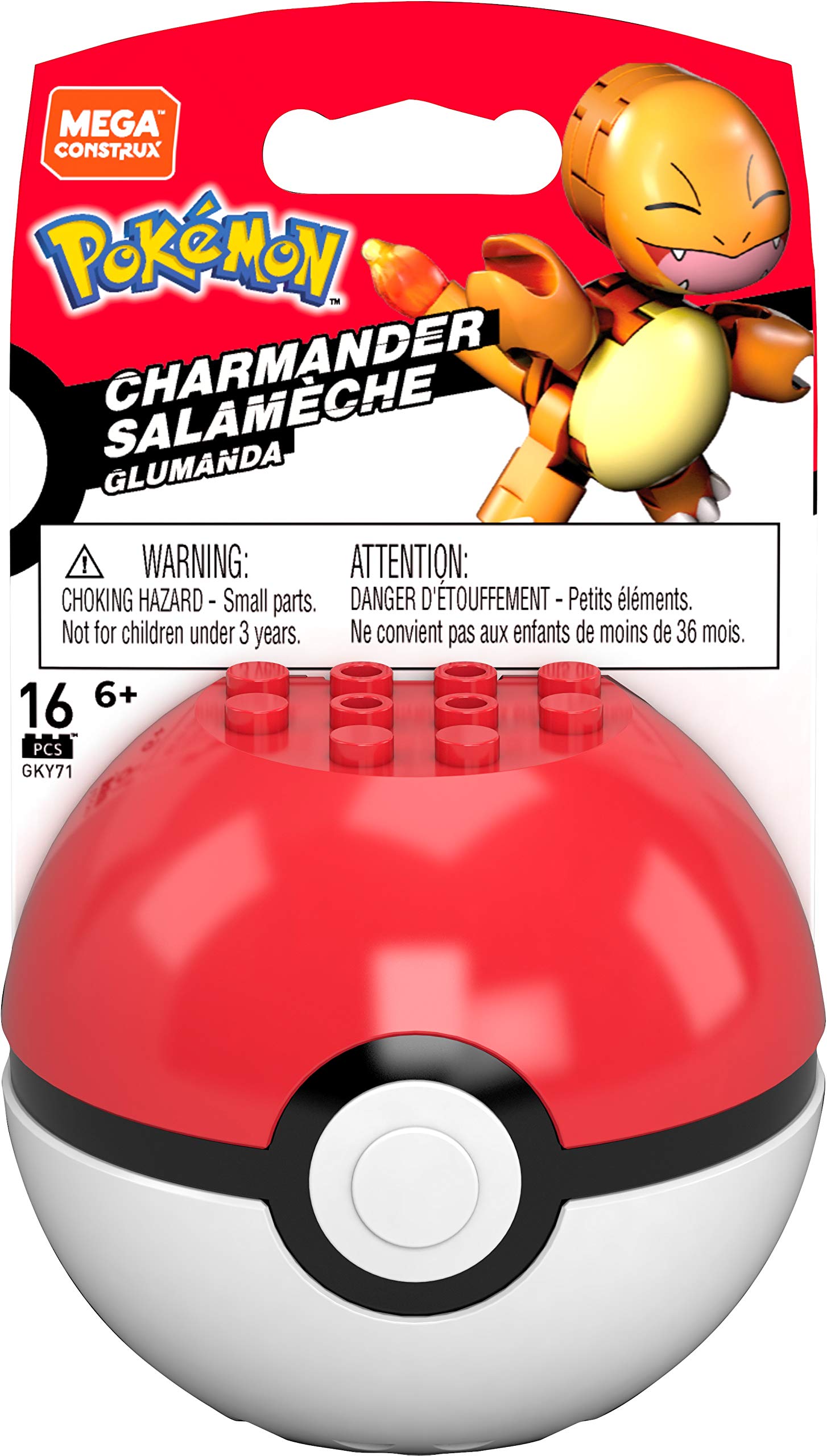 Foto 4 pulgar | Figura Mega Construx Pokémon Charmander - Venta Internacional