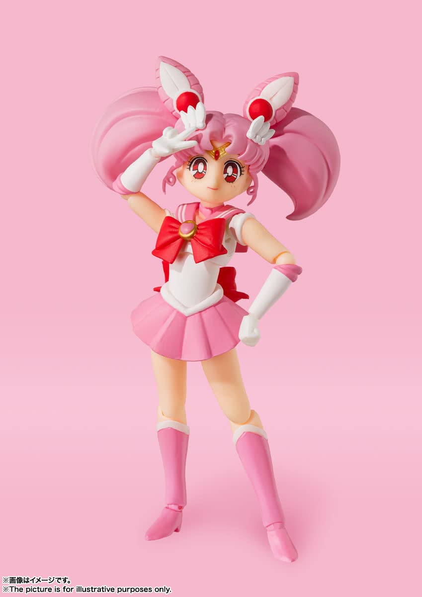 Foto 4 pulgar | Figura de Acción Tamashii Nations Sailor Chibi Moon S.H.Figuarts - Venta Internacional