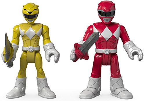 Foto 2 pulgar | Figura de Acción Fisher-price Imaginext Power Rangers Roja y Amarilla - Venta Internacional