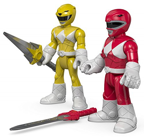 Foto 3 pulgar | Figura de Acción Fisher-price Imaginext Power Rangers Roja y Amarilla - Venta Internacional