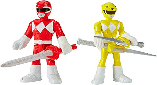 Foto 5 | Figura de Acción Fisher-price Imaginext Power Rangers Roja y Amarilla - Venta Internacional