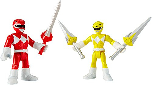 Foto 7 pulgar | Figura de Acción Fisher-price Imaginext Power Rangers Roja y Amarilla - Venta Internacional