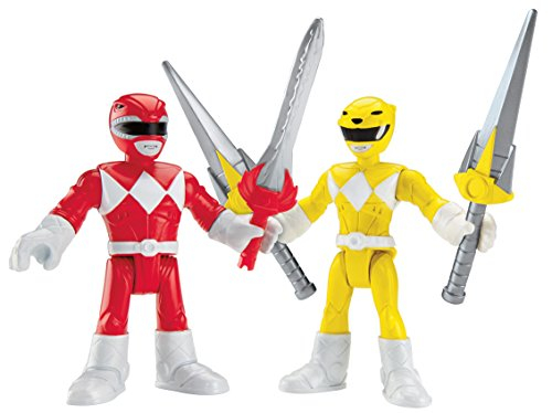 Foto 7 | Figura de Acción Fisher-price Imaginext Power Rangers Roja y Amarilla - Venta Internacional