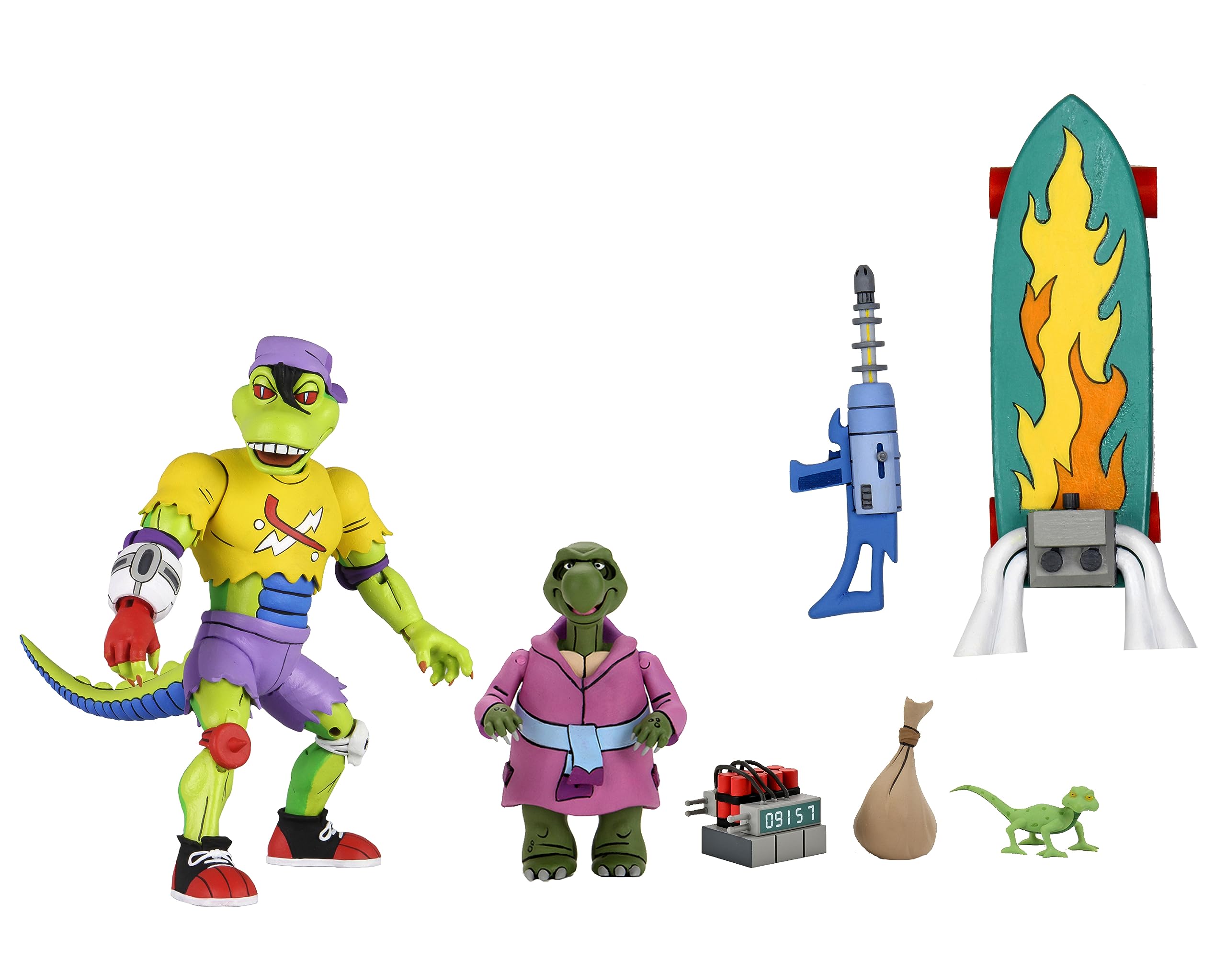 Foto 2 pulgar | Figura de Acción Neca Teenage Mutant Ninja Turtles Mondo Gecko - Venta Internacional