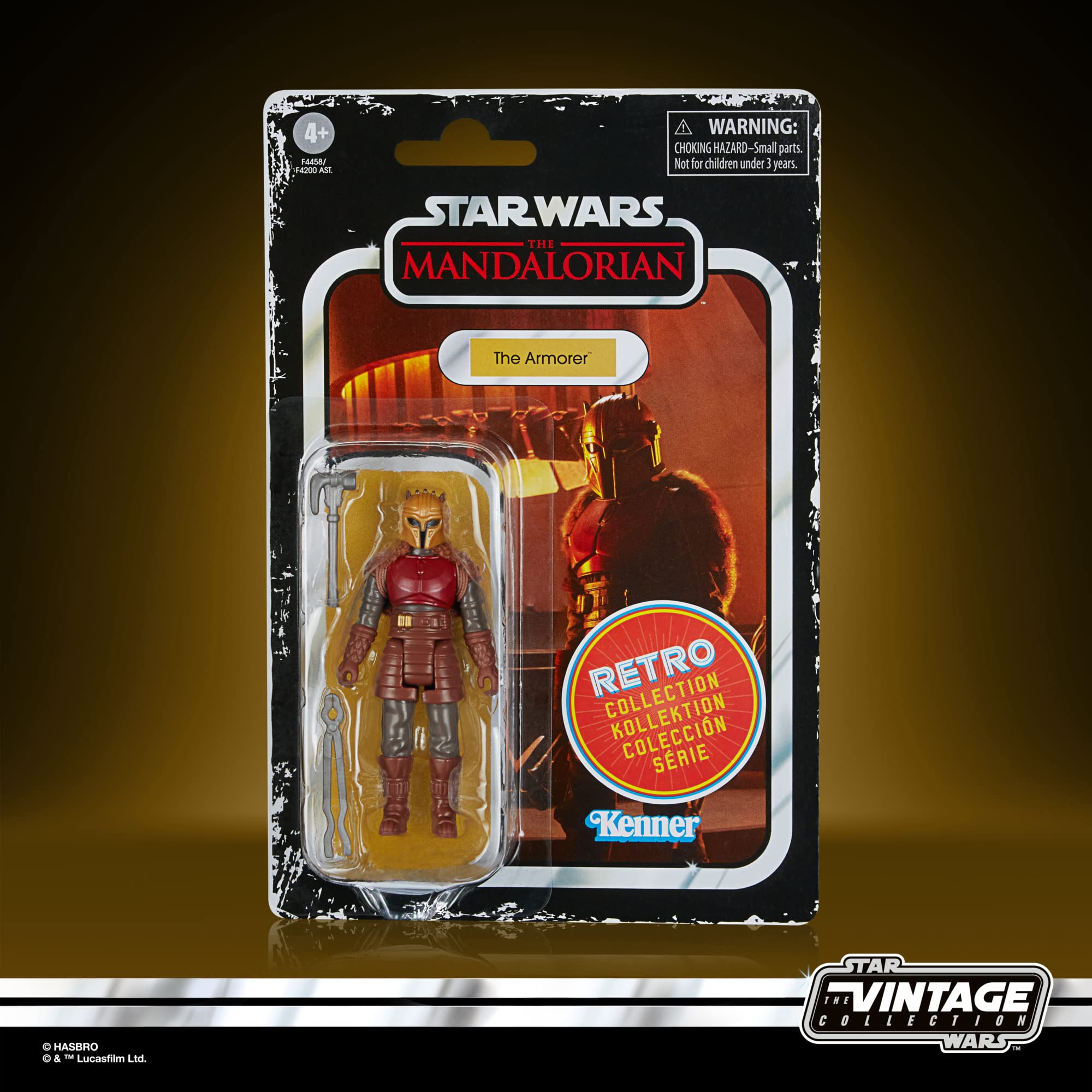 Foto 8 pulgar | Figura De Acción Star Wars Retro Collection The Armorer- Venta Internacional