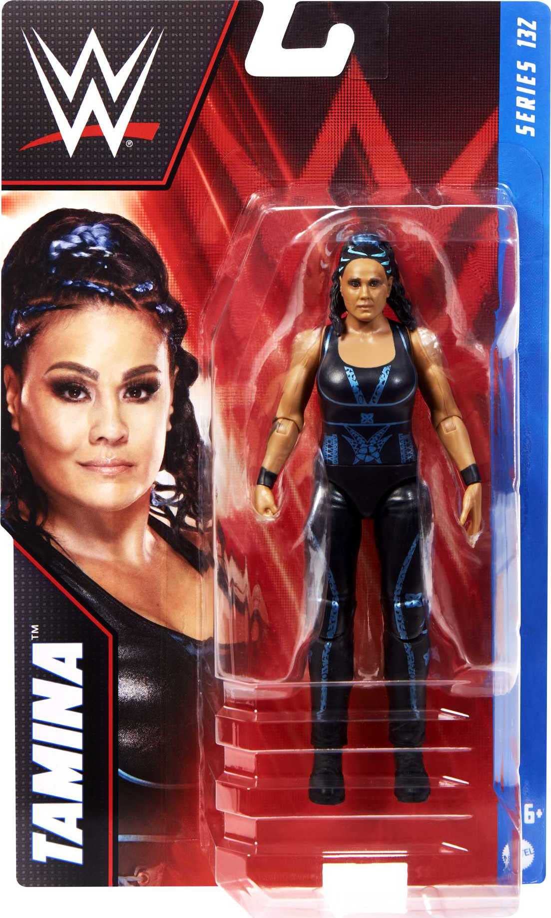 Foto 6 pulgar | Figura de Acción Mattel Wwe Basic Tamina 6 Pulgadas - Venta Internacional
