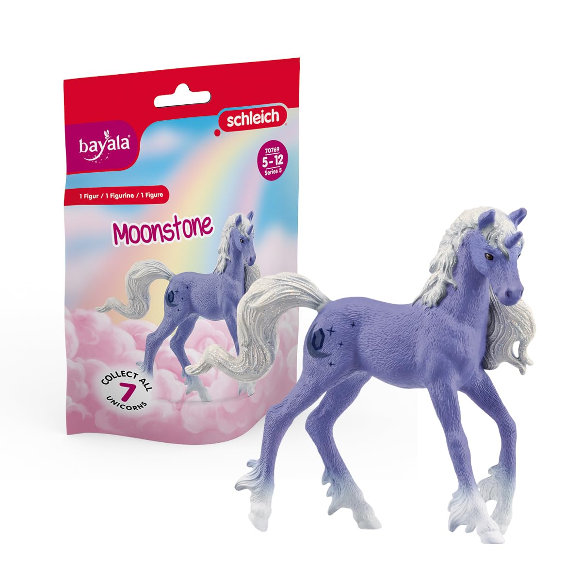 Foto 2 pulgar | Figura Unicornio Toy Schleich Bayala Piedra Lunar Serie 2023 - Venta Internacional