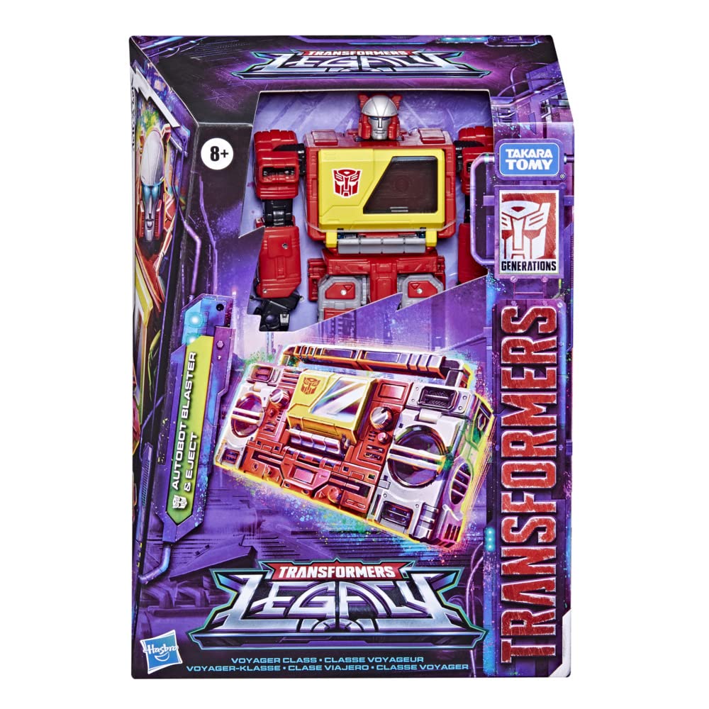 Foto 4 | Figuras de Acción Transformers Legacy Voyager Autobot Blaster & Eject - Venta Internacional