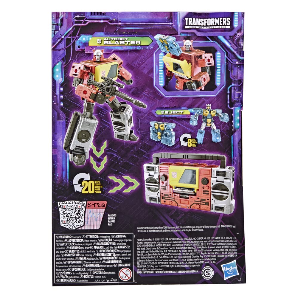 Foto 6 pulgar | Figuras de Acción Transformers Legacy Voyager Autobot Blaster & Eject - Venta Internacional