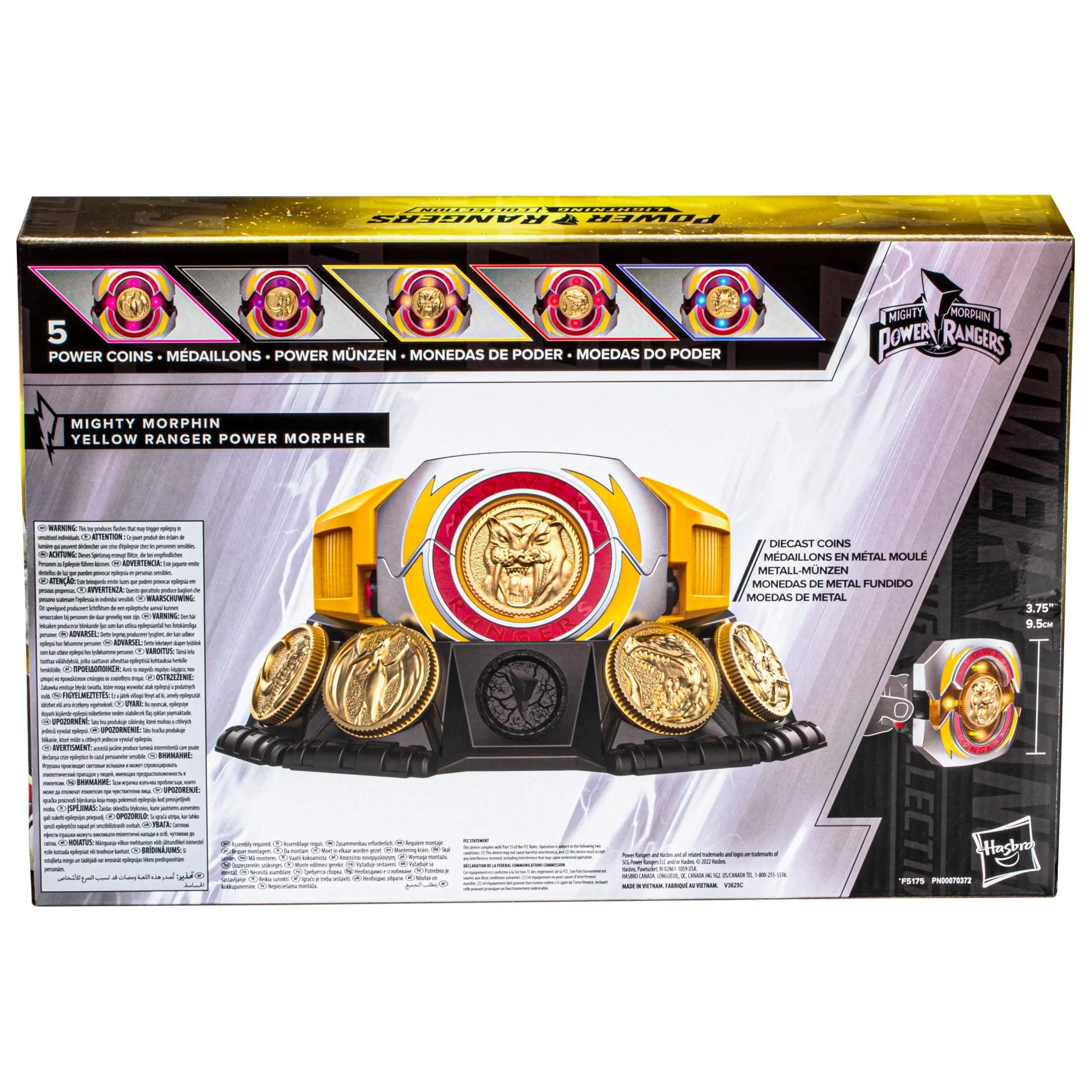 Foto 5 pulgar | Power Rangers Lightning Mighty Morphin Yellow Ranger Coleccionables - Venta Internacional