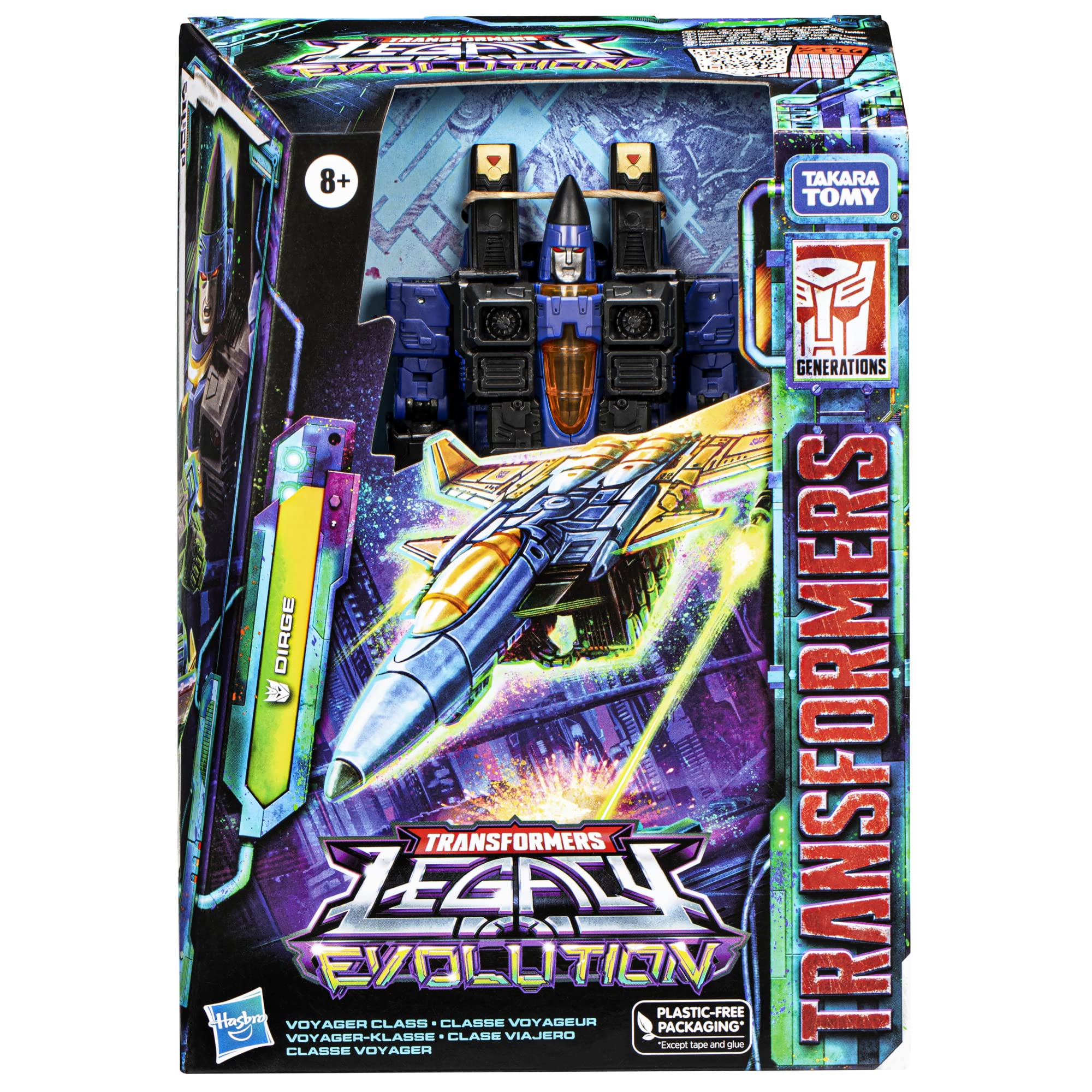 Foto 3 pulgar | Figura de Acción Transformers Legacy Evolution Voyager Dirge - Venta Internacional