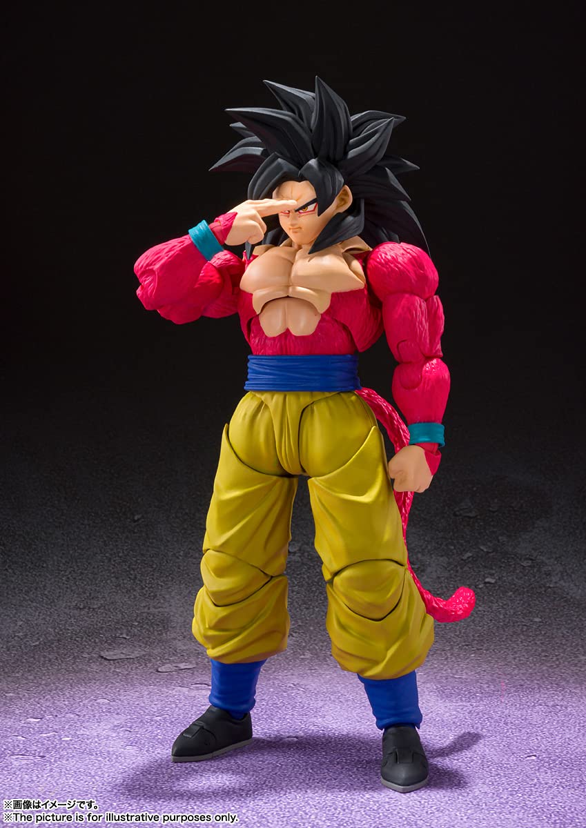Foto 4 pulgar | Figura Tamashi Nations Dragon Ball Gt Super Saiyan 4 Son Goku - Venta Internacional