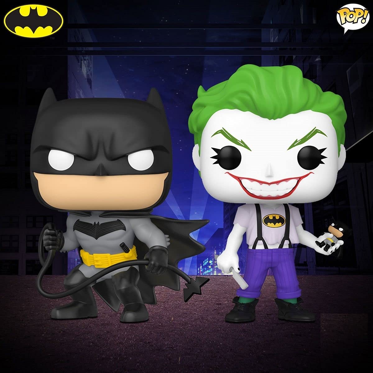 Foto 3 pulgar | Pack de 2 Figuras de Vinilo Funko Pop! Batman Caballero Blanco De Dc Héroes - Venta Internacional