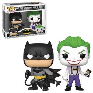 Foto 3 | Pack de 2 Figuras de Vinilo Funko Pop! Batman Caballero Blanco De Dc Héroes - Venta Internacional