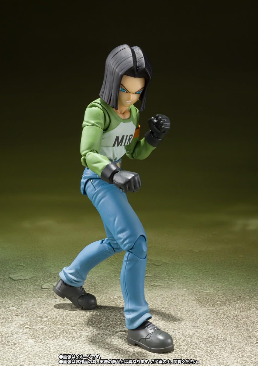 Foto 4 pulgar | Figura Bandai Android 17 Universe Survival Saga S.h. Figuarts - Venta Internacional