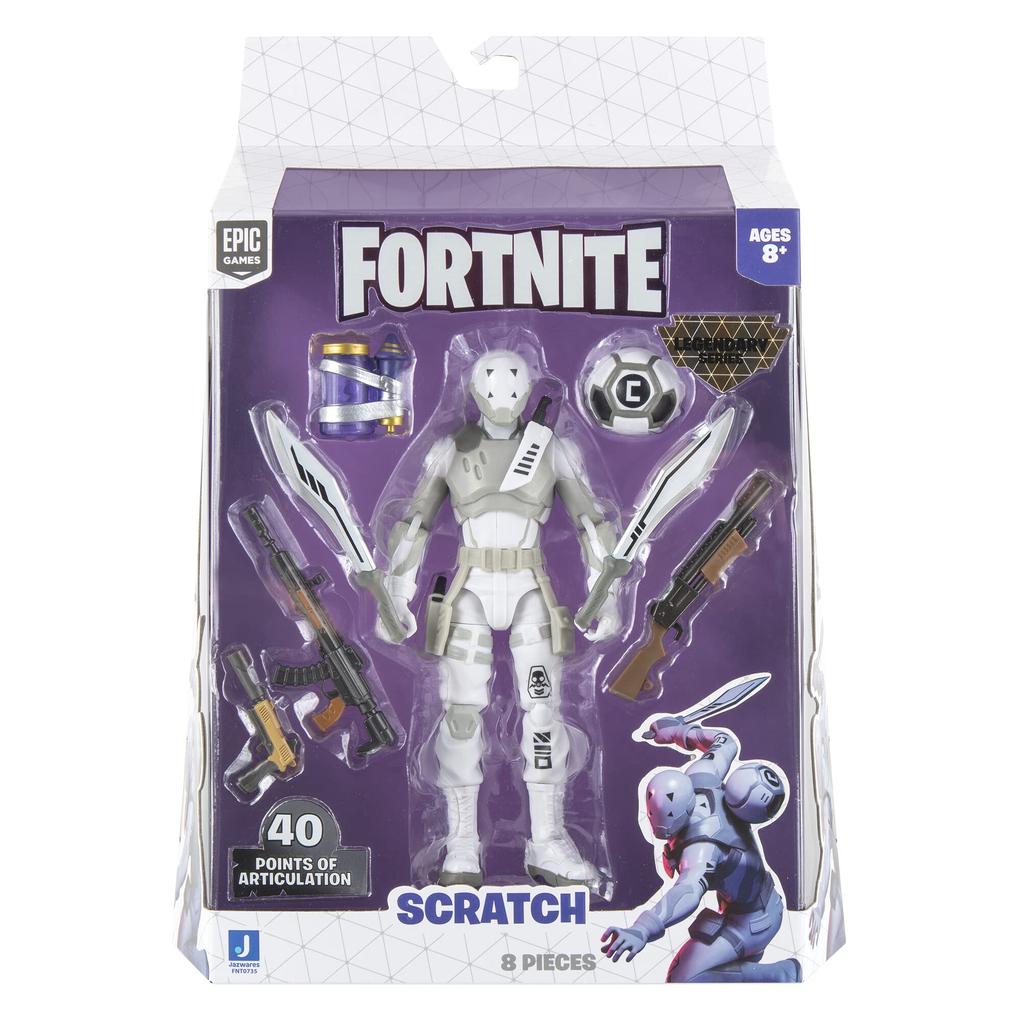Foto 3 pulgar | Figura de Acción Fortnite Legendary Series Scratch De 15 Cm Con Acc - Venta Internacional