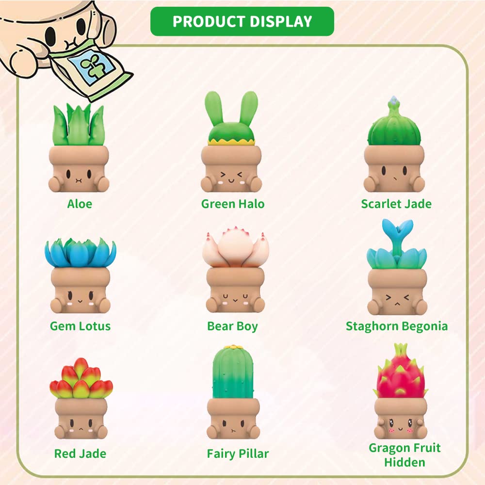 Foto 2 | Figuras Coleccionables Beemai Penpot Hugging Suculents Series - Venta Internacional