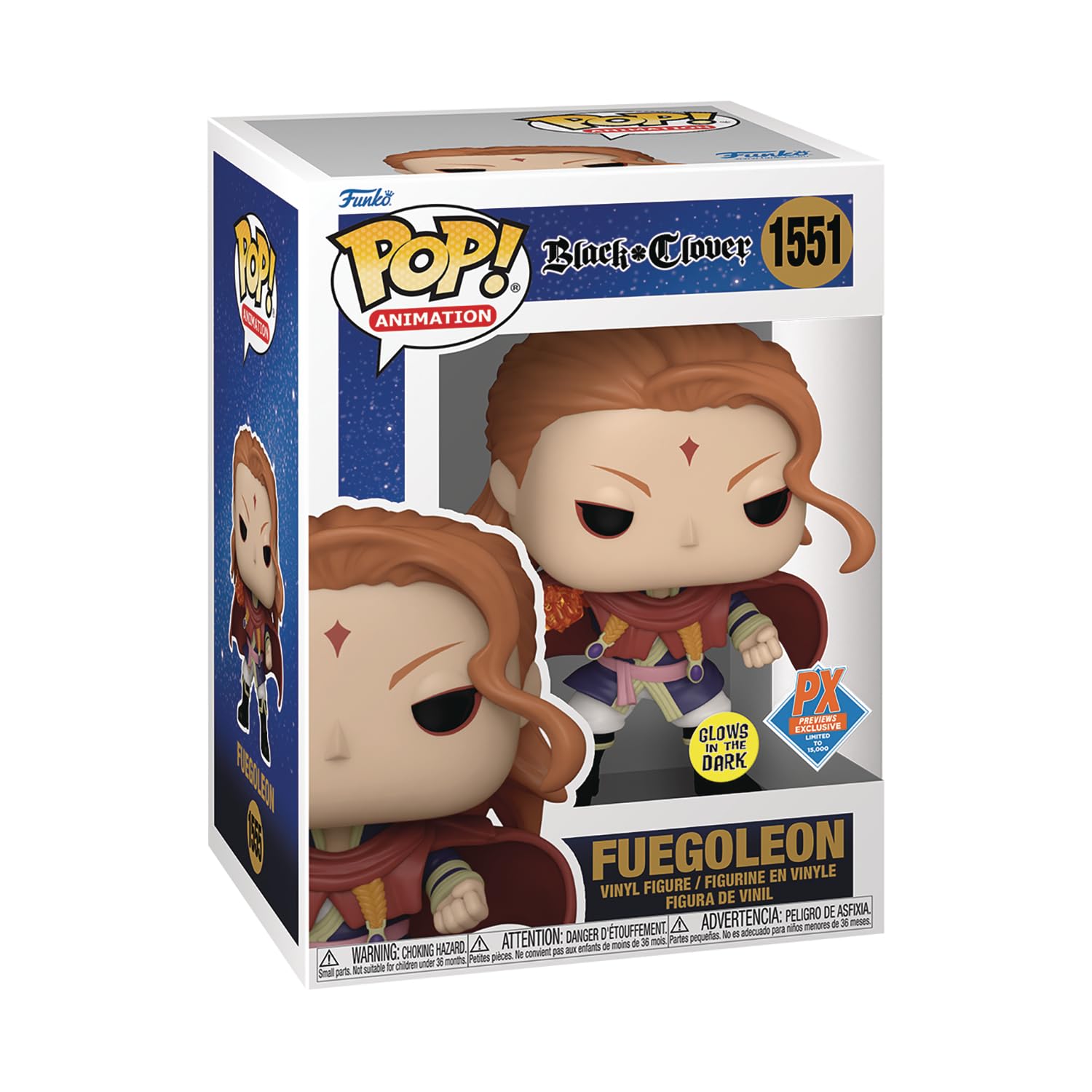 Figura Funko Pop! Animación: Black Clover Fuegoleon Vermillion - Venta Internacional