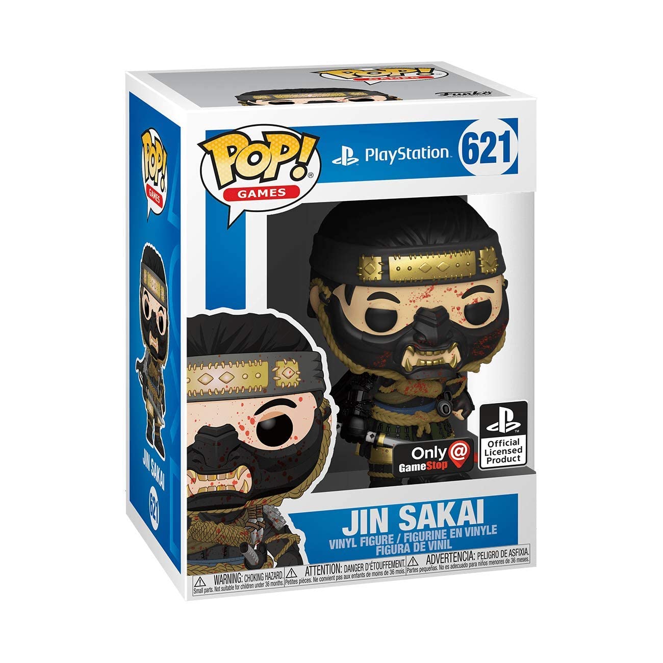 Foto 3 pulgar | Figura de Acción Funko Pop Ghost Of Tsushima Jin Sakai Bloody - Venta Internacional