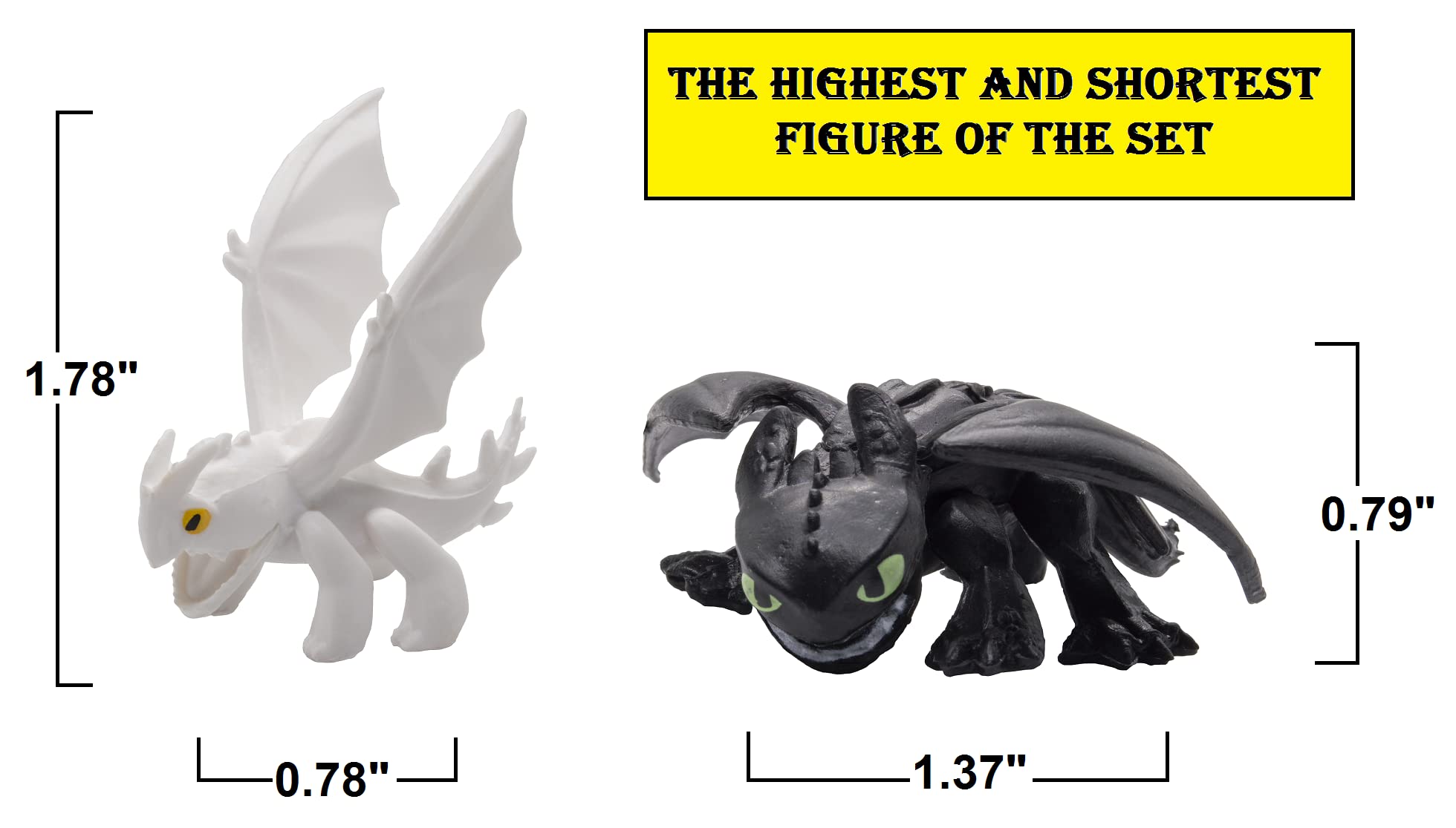 Foto 2 | Figuras Toysvill Dragones de Cómo Entrenar A tu Dragón 12 Piezas-Venta Internacional