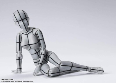 Foto 3 | Figura de Acción Tamashii Nations Body Chan con Estructura Metálica Gris - Venta Internacional