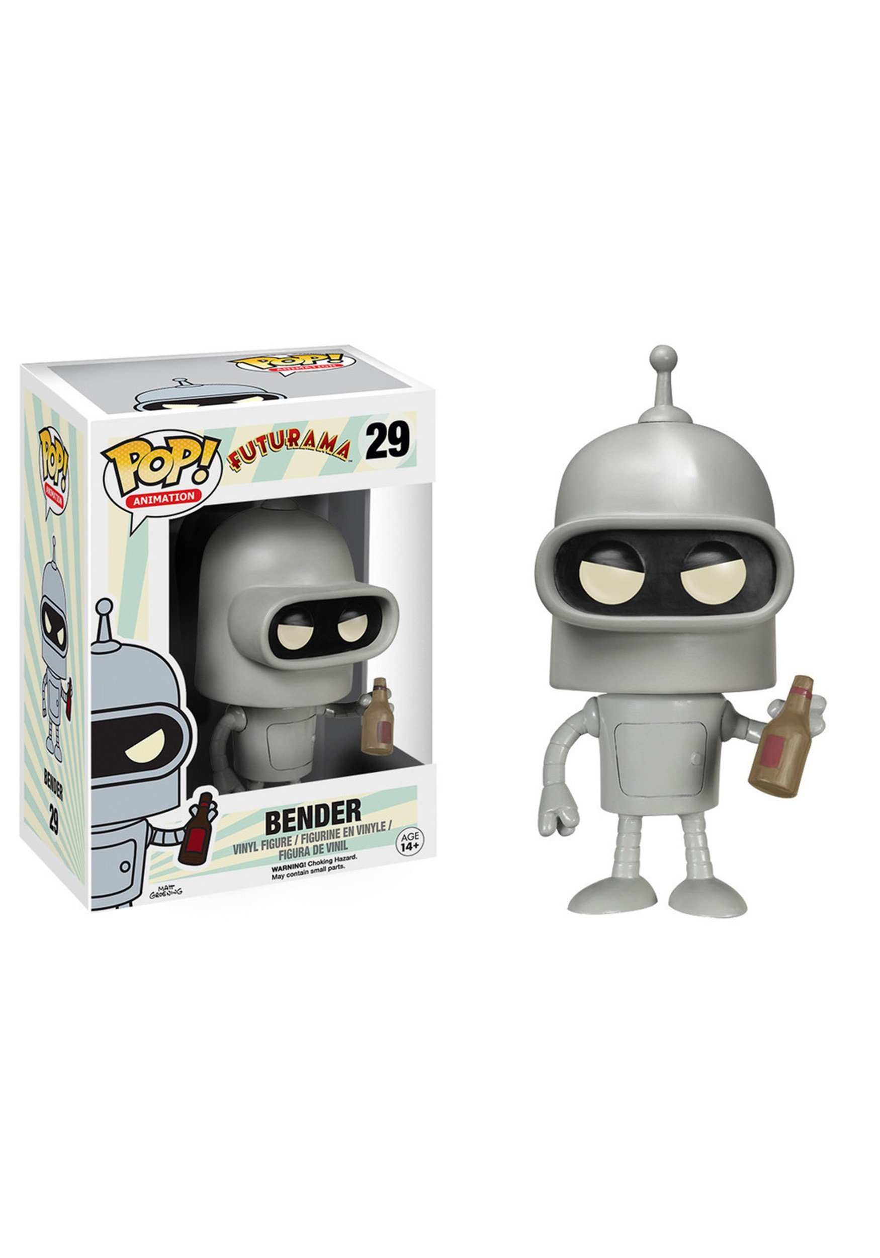 Foto 2 pulgar | Figura De Acción Funko Pop Tv Futurama Bender 9,5 Cm - Venta Internacional.