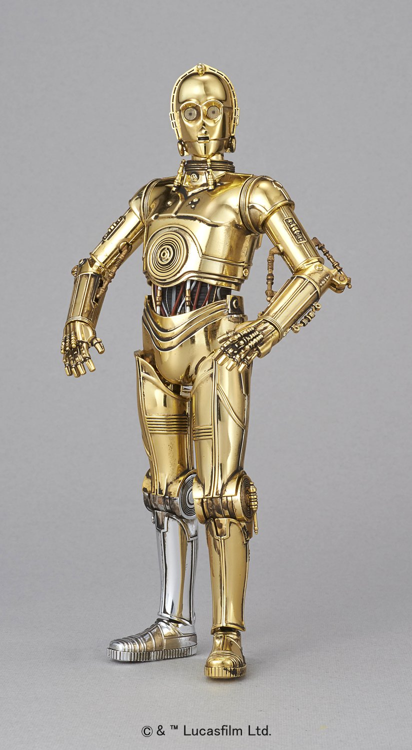 Foto 3 pulgar | Figura de Acción Bandai Hobby Star Wars 1/12 C-3po Character - Venta Internacional