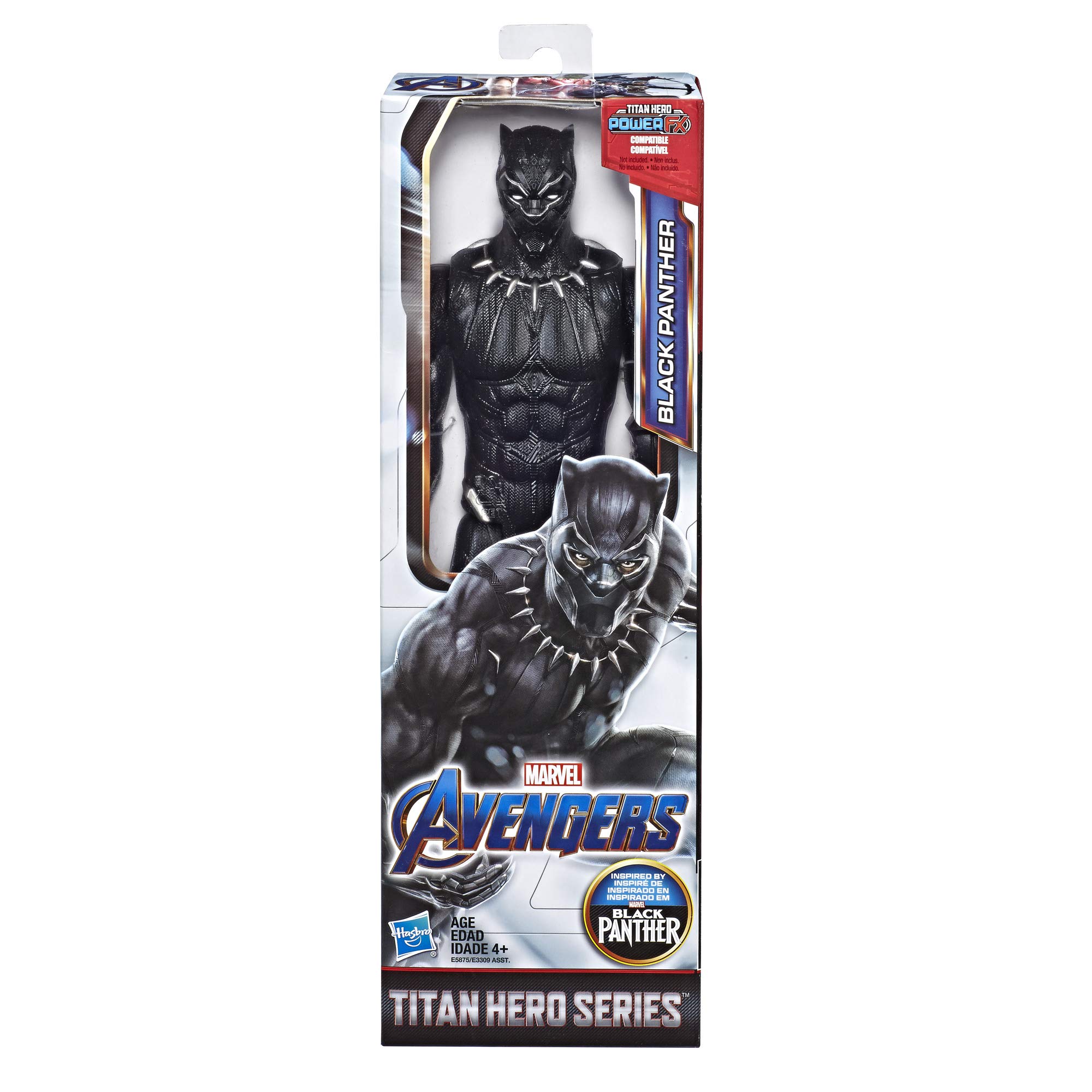 Foto 3 pulgar | Figura de Acción Avengers Marvel Titan Hero Black Panther 30 cm - Venta Internacional