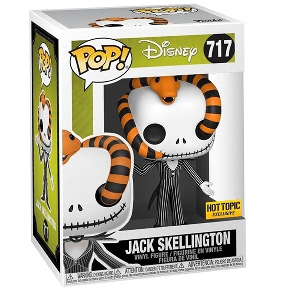 Foto 4 pulgar | Funko Pop La Pesadilla Antes De Navidad Jack Con Serpiente - Venta Internacional