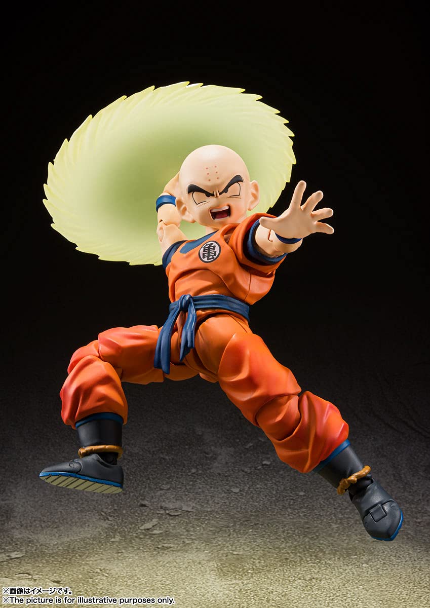 Foto 5 pulgar | Figura de Acción Tamashii Nations Dragon Ball Z Krillin - Venta Internacional