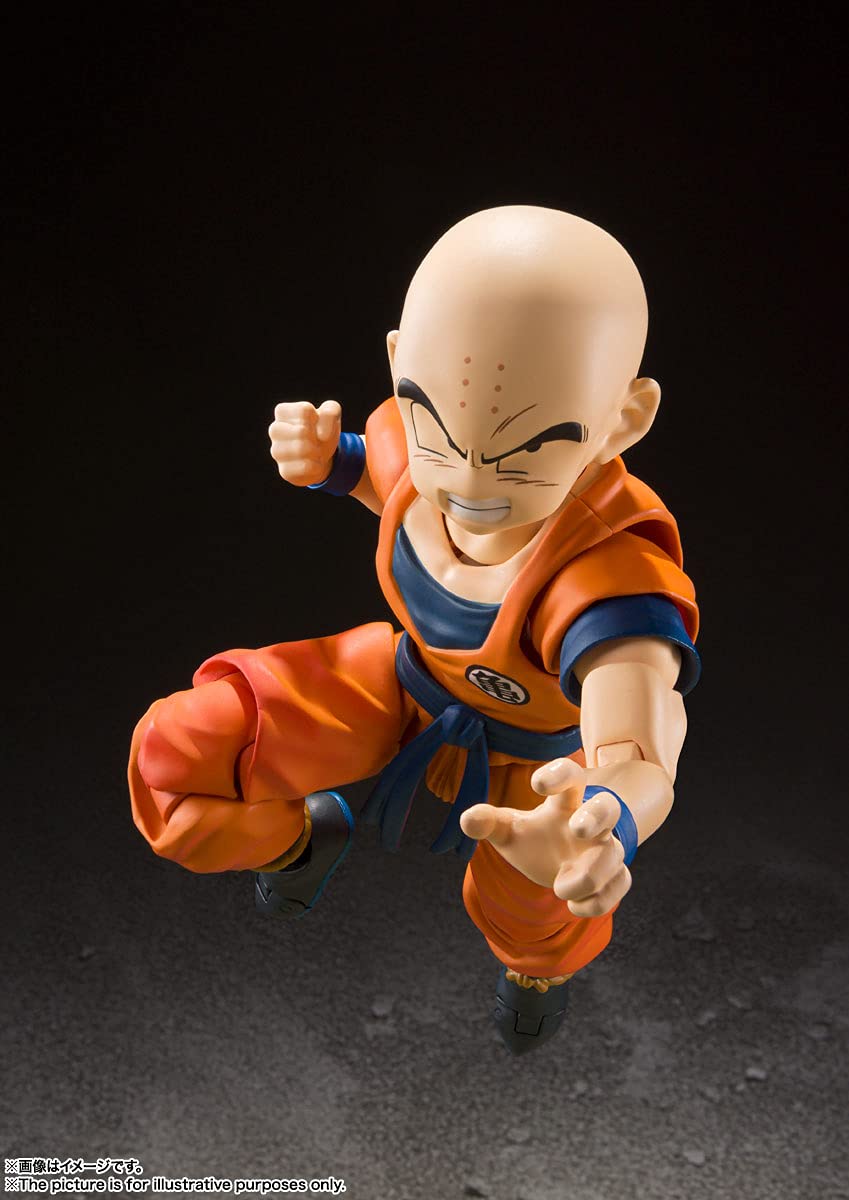 Foto 6 pulgar | Figura de Acción Tamashii Nations Dragon Ball Z Krillin - Venta Internacional