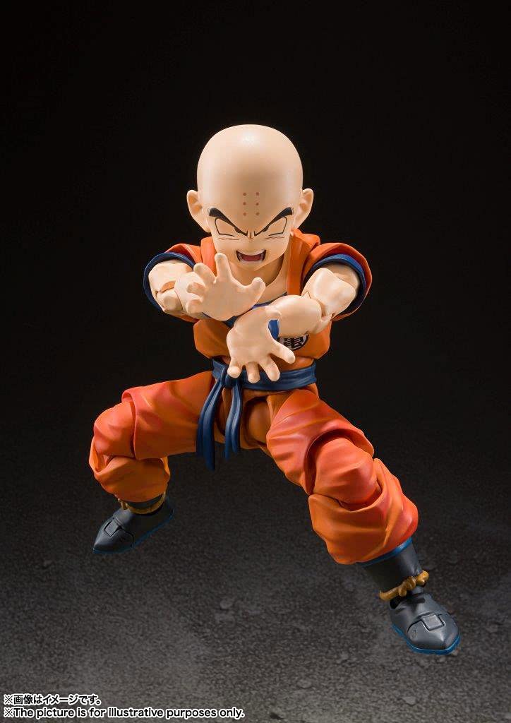 Foto 7 pulgar | Figura de Acción Tamashii Nations Dragon Ball Z Krillin - Venta Internacional
