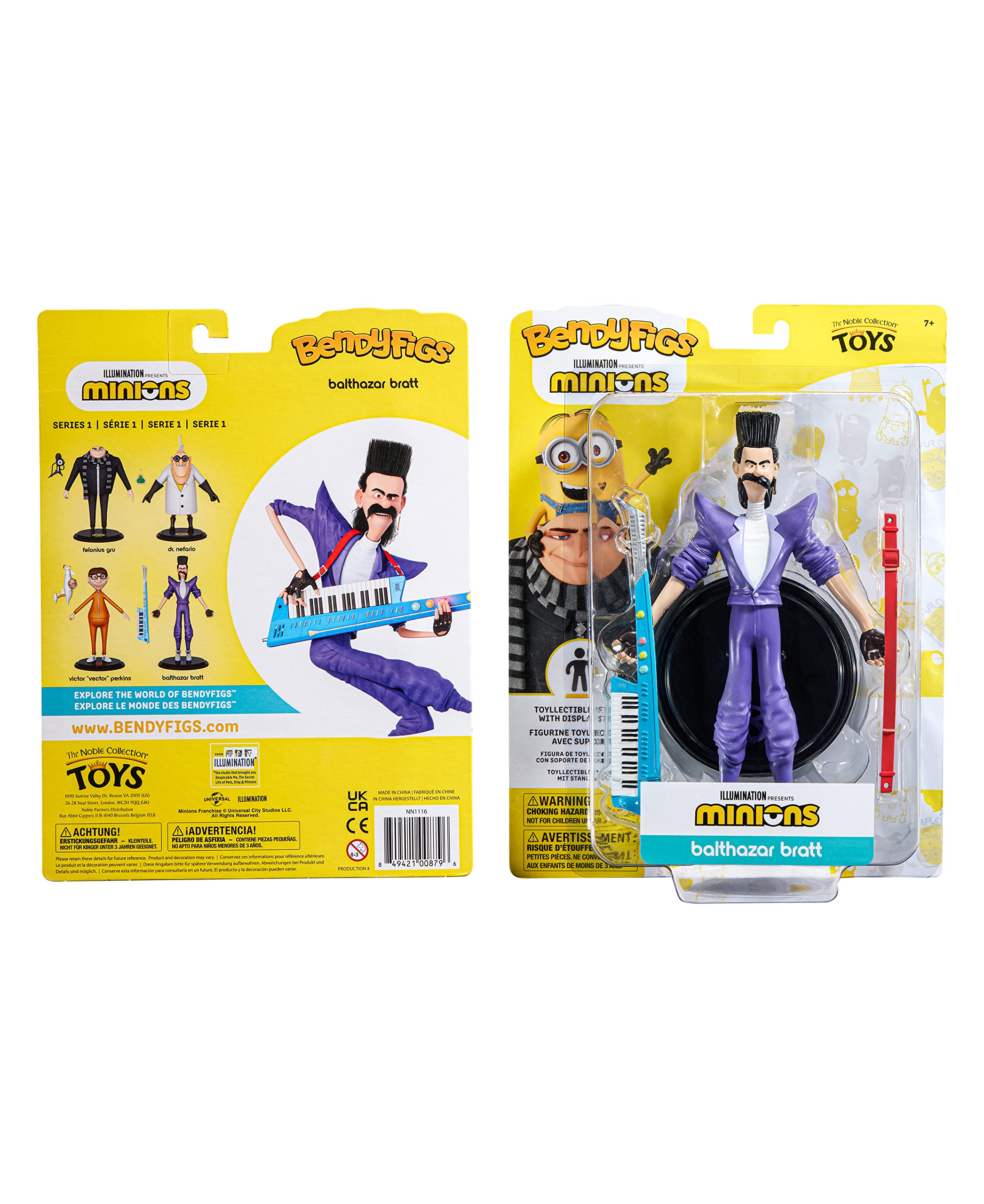 Foto 3 | Figura Bendyfigs Minions Balthazar Bratt 18 cm - Venta Internacional