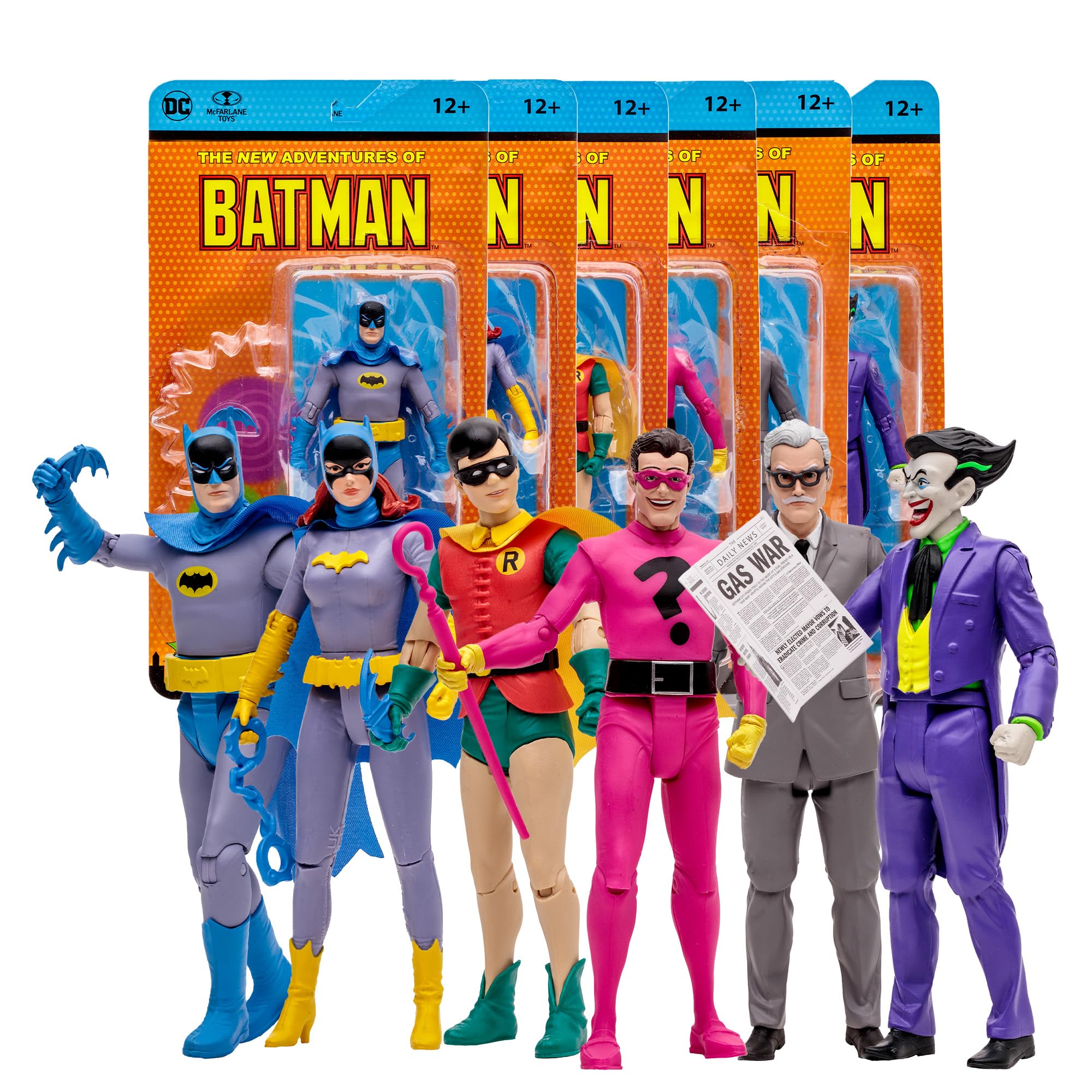 Figuras de Acción Mcfarlane Toys Dc Retro Batman paquete De 6 - Venta Internacional