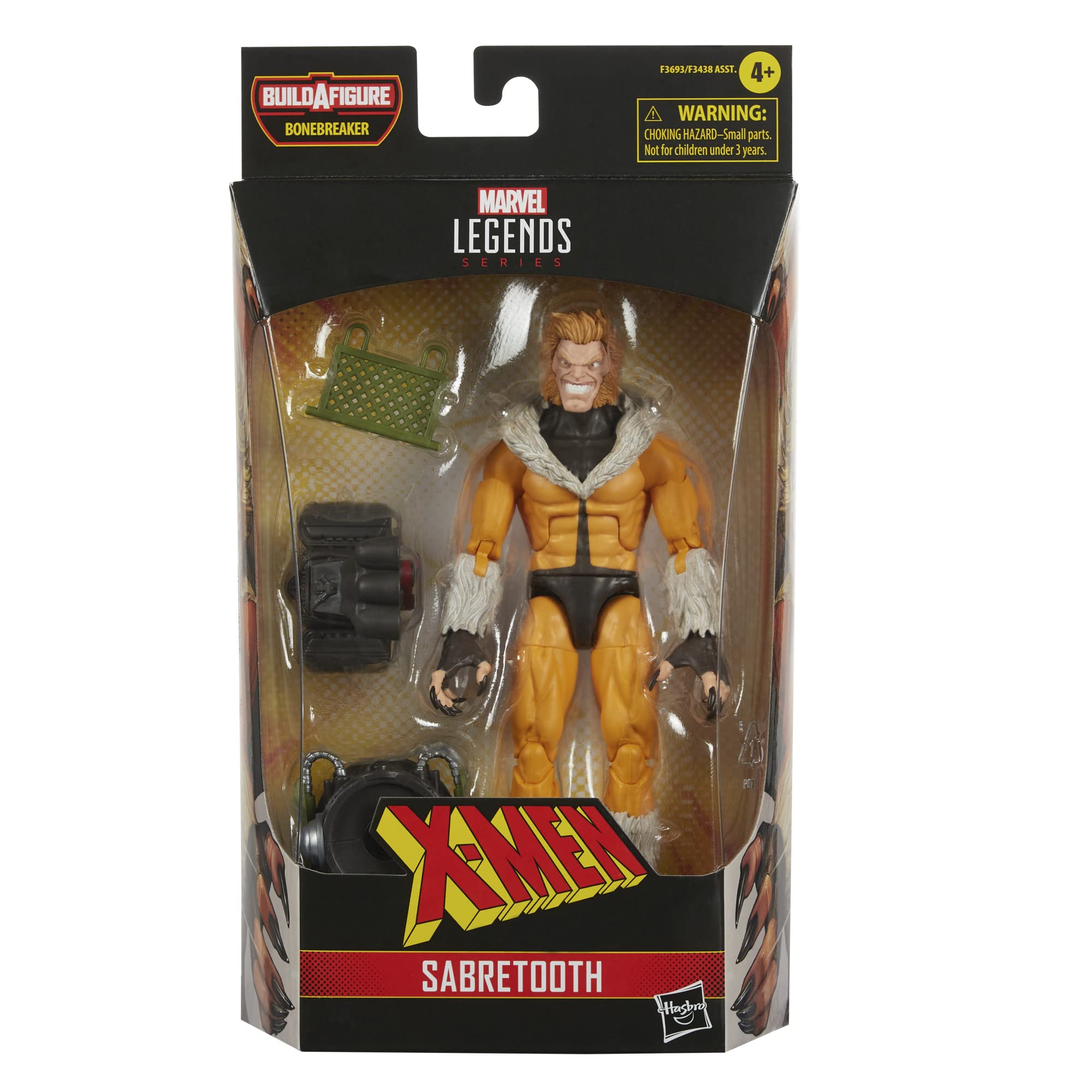 Foto 3 pulgar | Figura de Acción Marvel Legends Series X-men Sabretooth - Venta Internacional