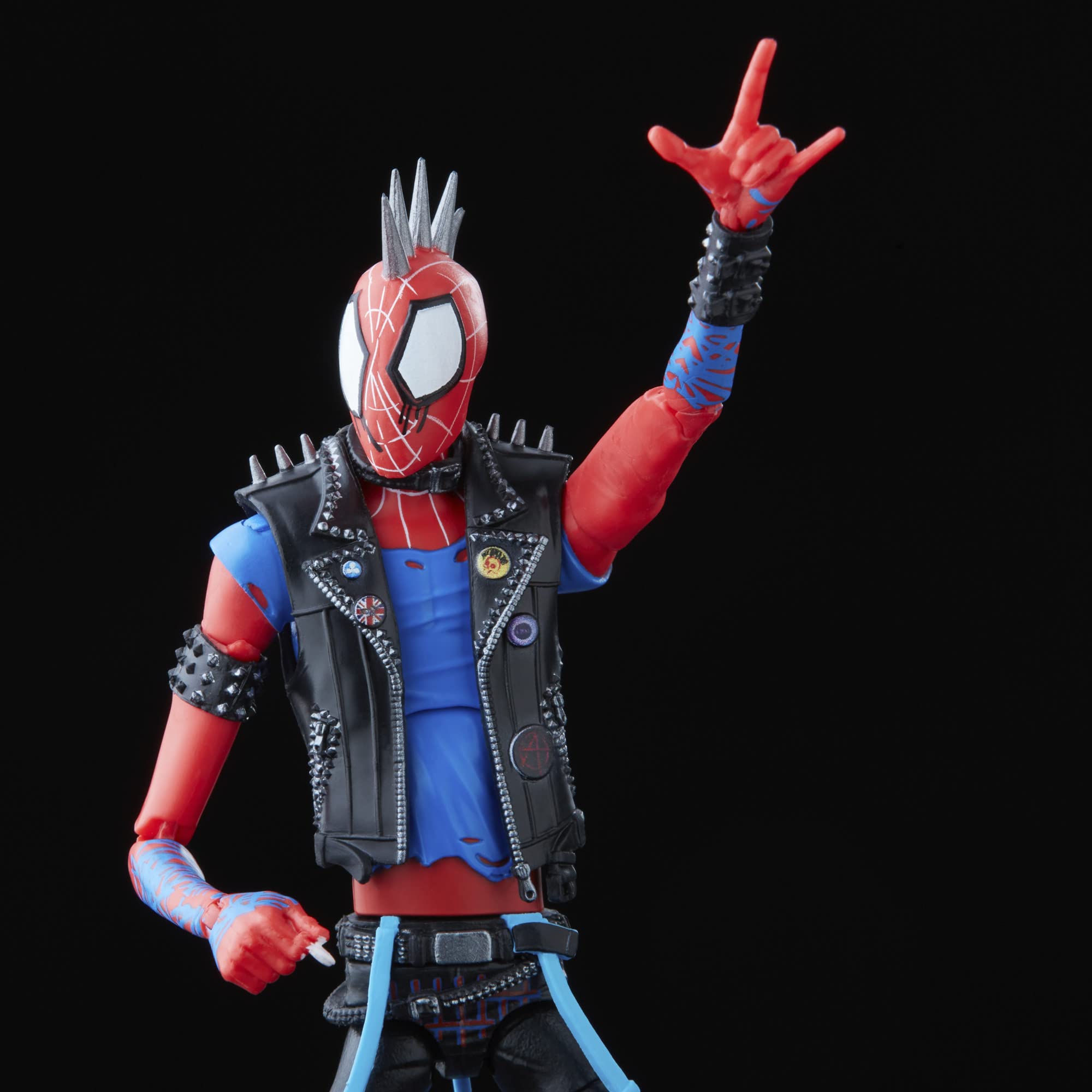 Foto 4 pulgar | Figura de Acción Marvel Legends Spider-punk Spider-Man- Venta Internacional