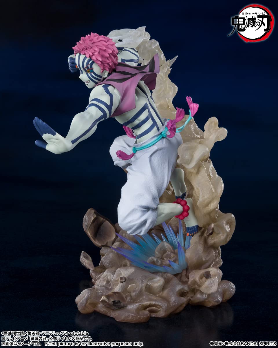 Foto 5 pulgar | Figura de Acción Akaza Upper Three, Demon Slayer de Tamashi Nations - Venta Internacional