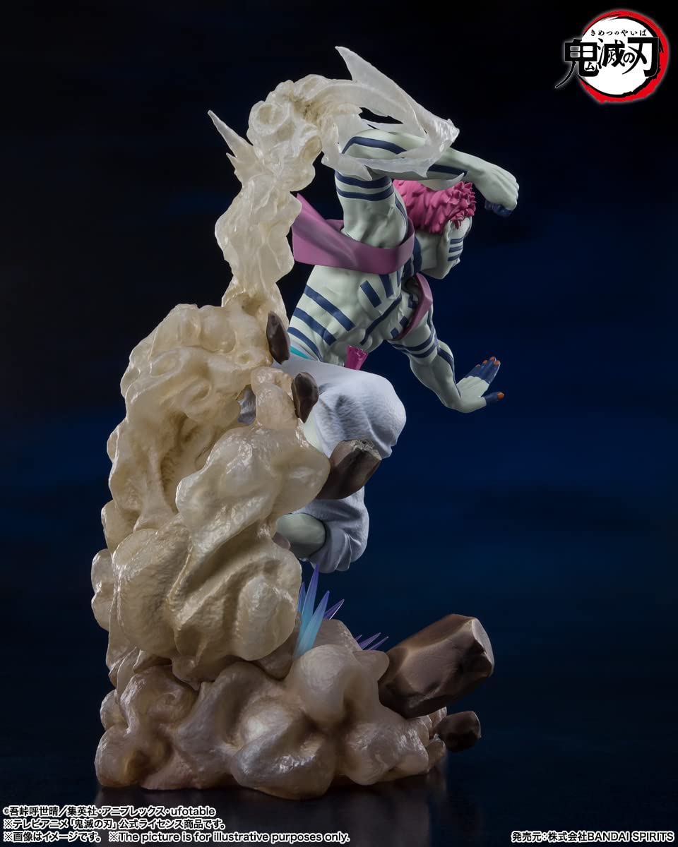 Foto 6 pulgar | Figura de Acción Akaza Upper Three, Demon Slayer de Tamashi Nations - Venta Internacional