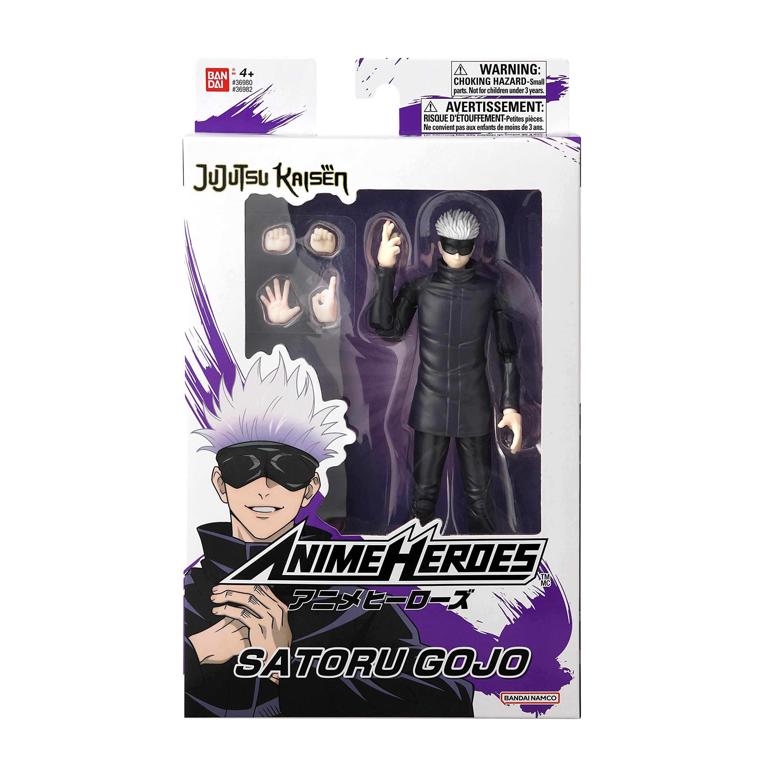 Foto 7 pulgar | Figura de Acción Anime Heroes Jujutsu Kaisen Satoru Gojo - Venta Internacional