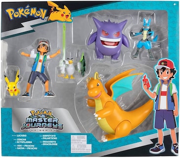 Foto 2 | Juego de Figuras Pokémon Battle Journeys Paquete De 5 con Ash Y Pikachu - Venta Internacional