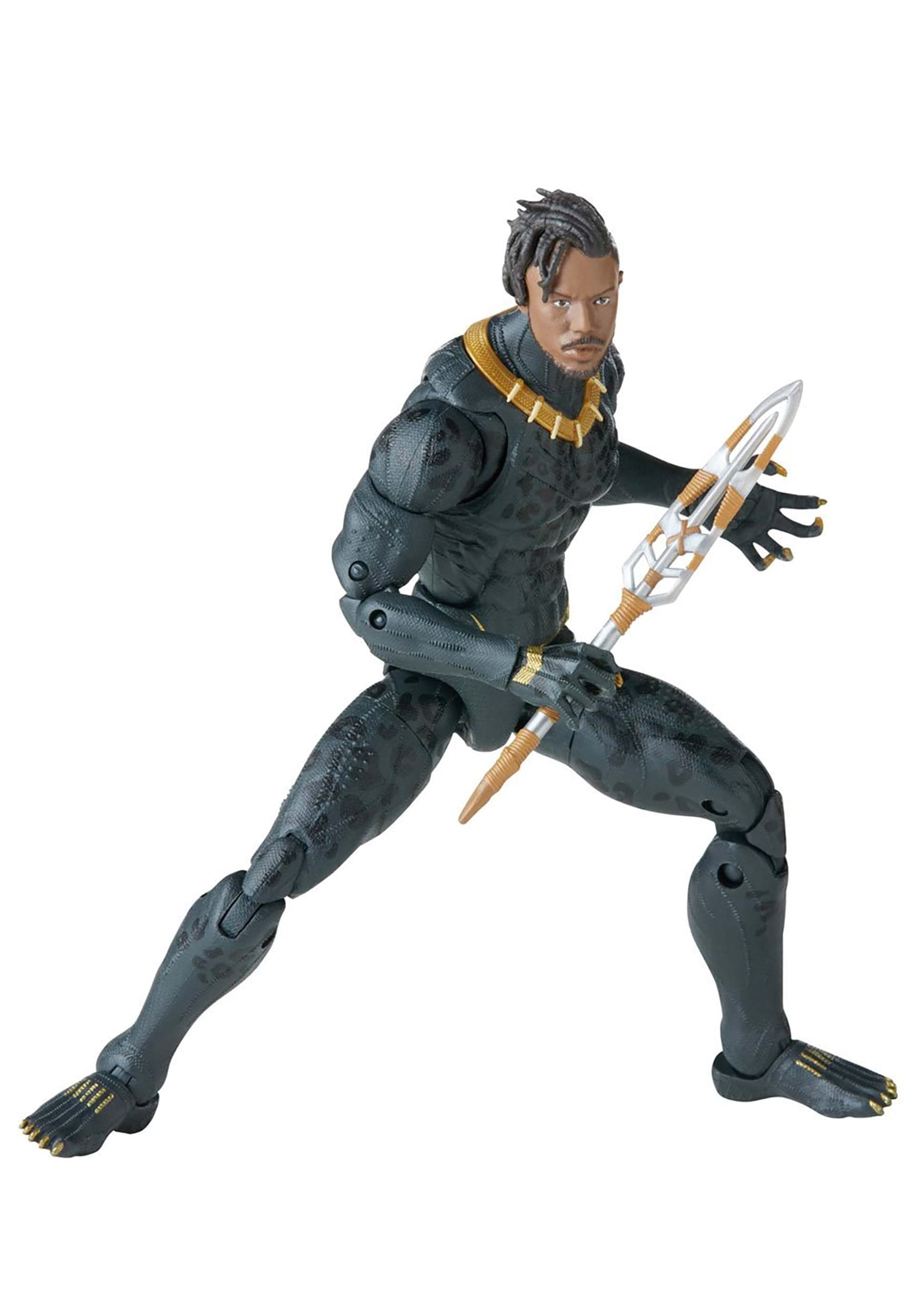Foto 5 pulgar | Figura de Acción Marvel Legends Series Black Panther Killmonger - Venta Internacional