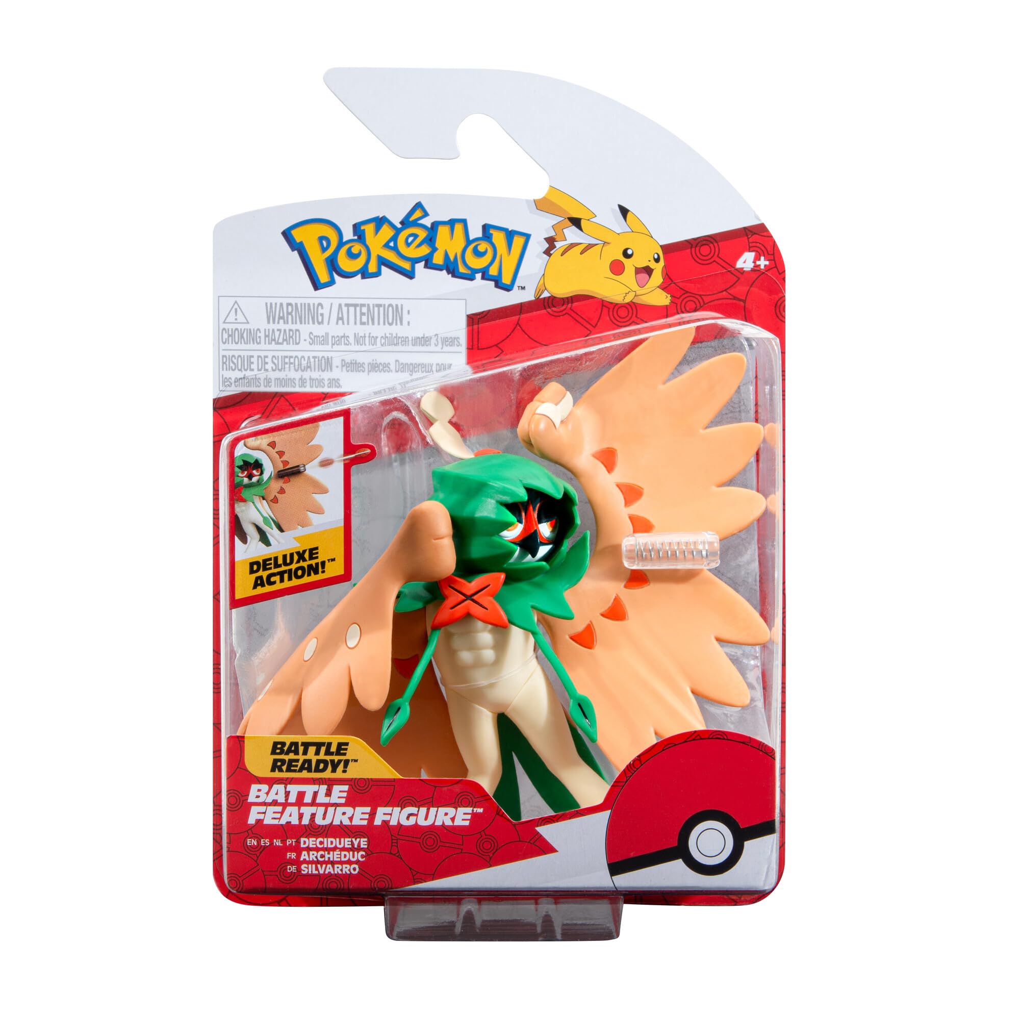 Foto 2 pulgar | Figura de Acción Pokémon Decidueye Battle con Lanzador de Flechas - Venta Internacional